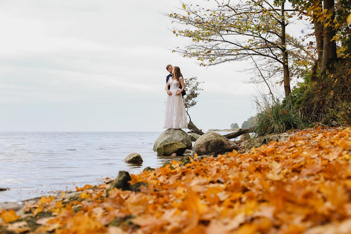 sesja ślubna jesienią